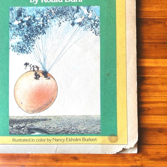 VINTAGE 1980 James and the Giant Peach by Roald Dahl | Bantam Skylark Paperback - Picture 7 of 13